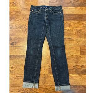 Martin + Osa Women's Standard Waist Slim Osa Boyfriend Jeans Blue Size 25